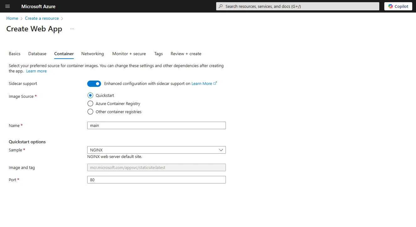 Exploring Container Sidecars on App Service Plans