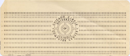 Punch Cards and Dollar Bills